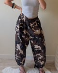 Pantalon ballon | Camo brun