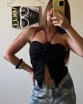 Top bustier | Black corset
