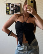 Top bustier | Black corset