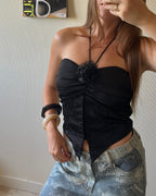 Top bustier | Black corset