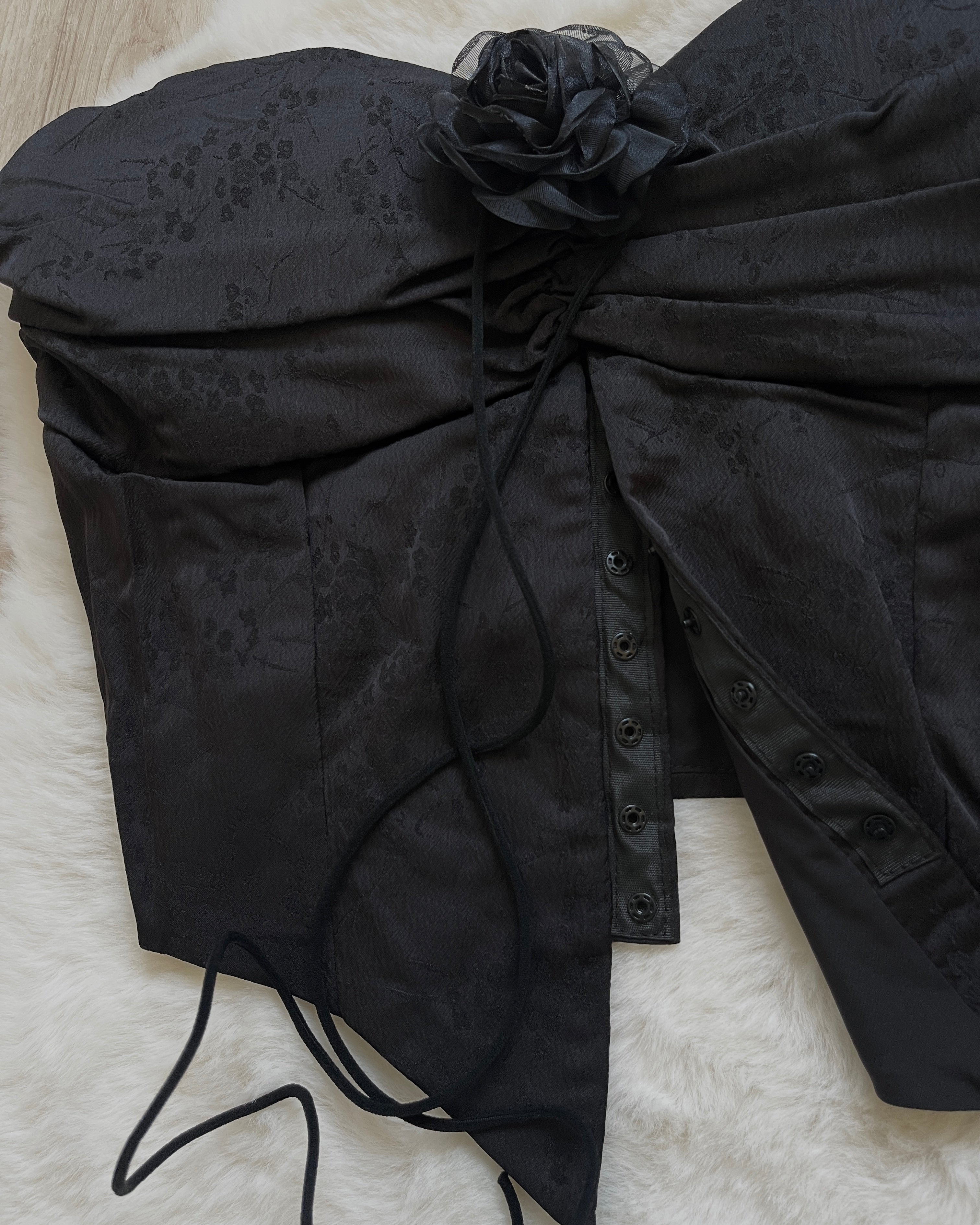 Top bustier | Black corset