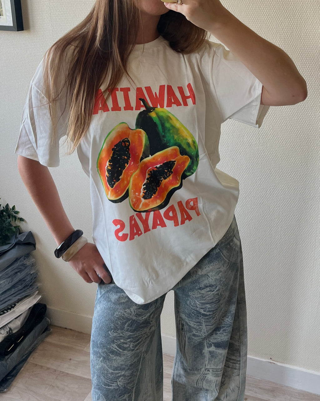 T-shirt oversize | Papayas