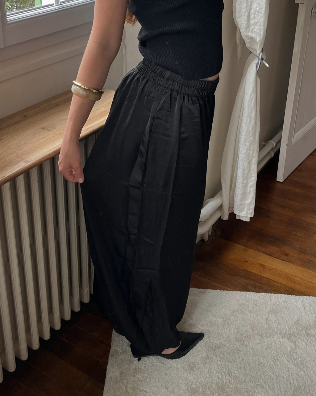 Pantalon satin | Balloon girl