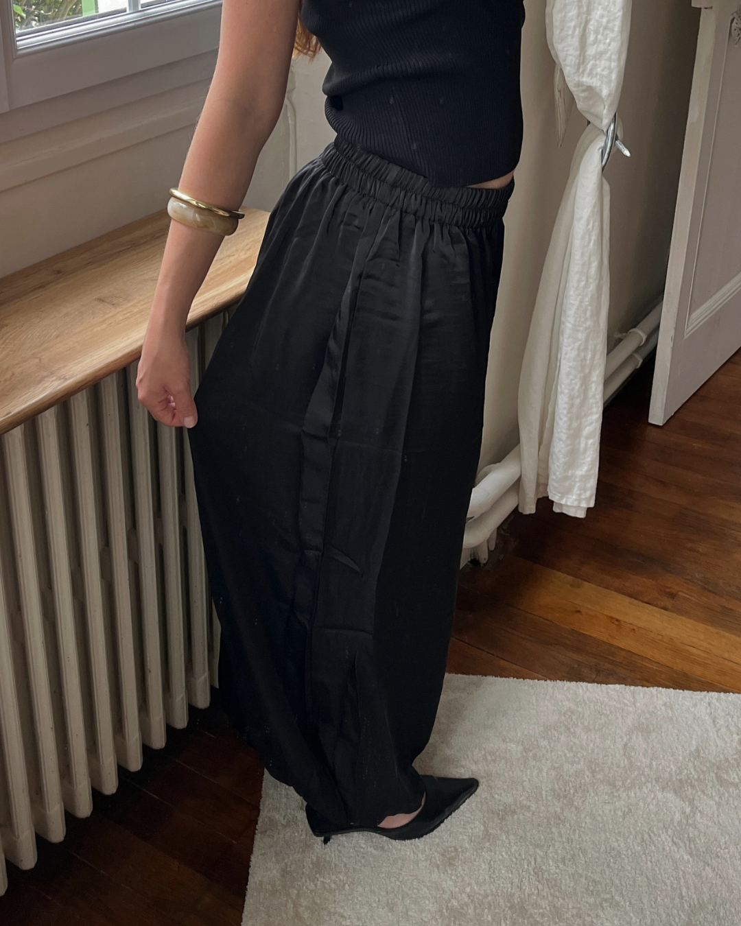 Pantalon satin | Balloon girl