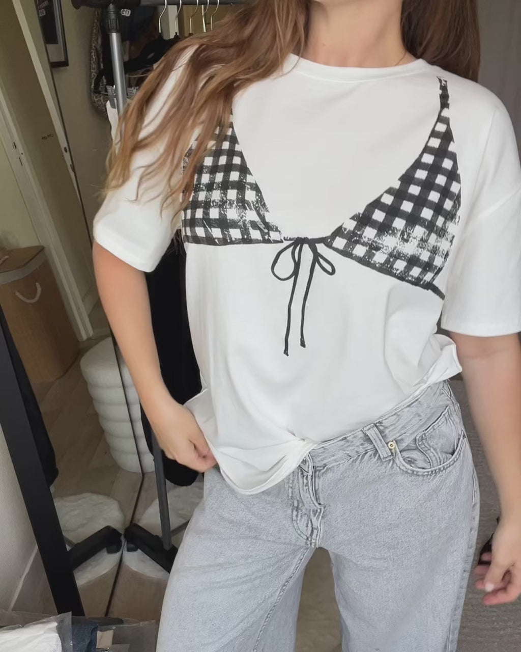 T-shirt vichy | Bikini soul